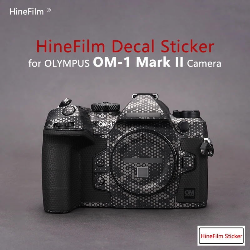 Hinefilm Olympus Om-1 Ii Adesivo Per Fotocamera Om1 M2 Premium Decal Skin Olympus Om-1 Mark Ii Pellicola Protettiva Per Fotocamera Om-1M2 Wrap Cover