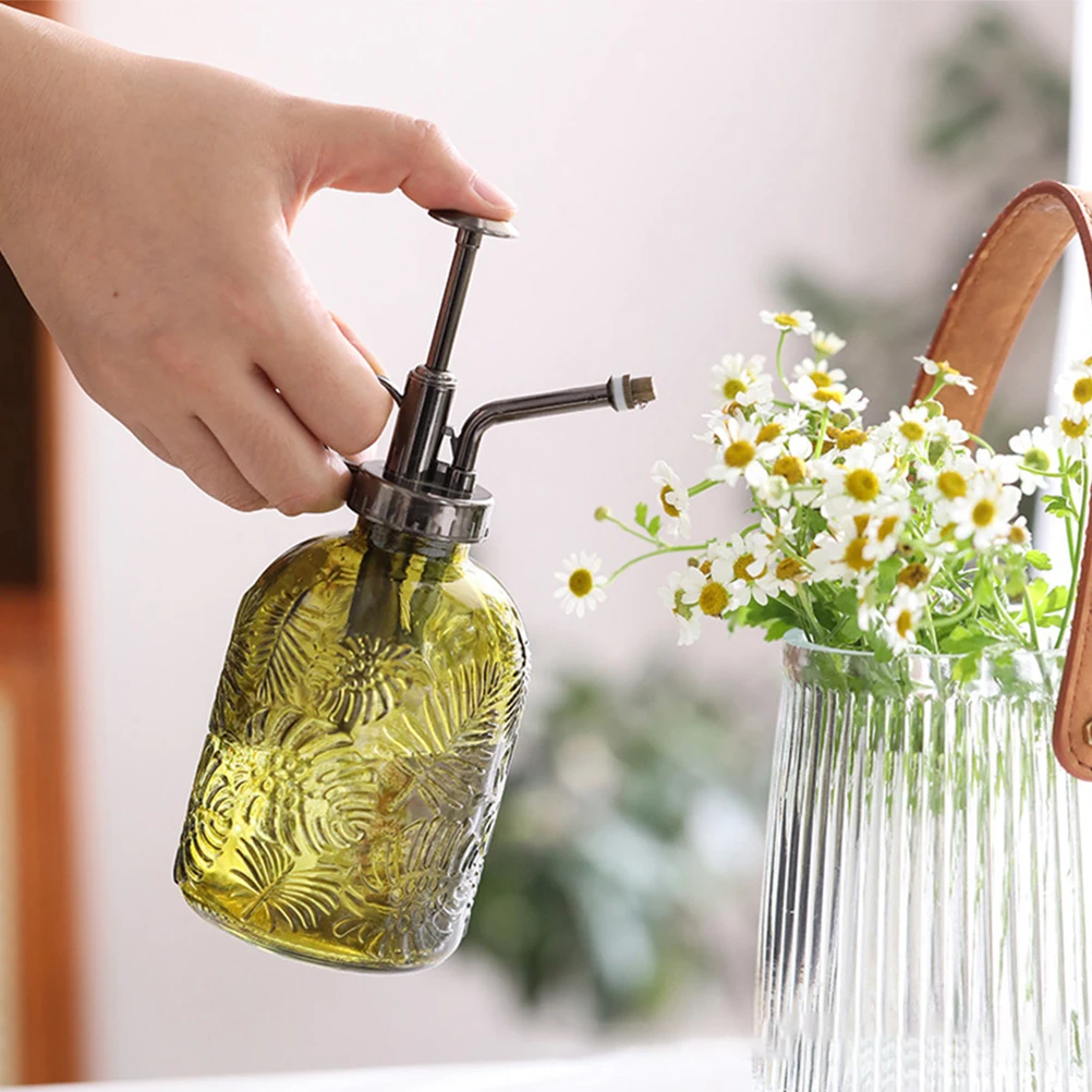 Glass Plant Mister Spray Bottle Vintage Plant Spritzer Watering Bottle Plants Watering Can Gardening Home Sprinklers watering can garden tools watering pot flower watering pot