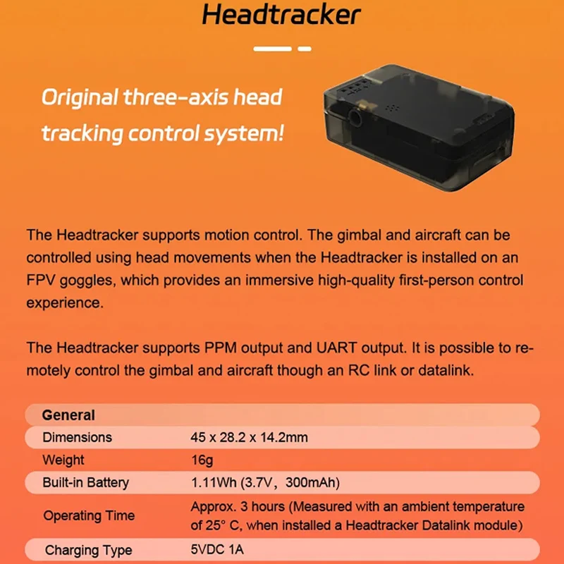 รูปสินค้า โมดูล Headtracker สำหรับโดรน FPV