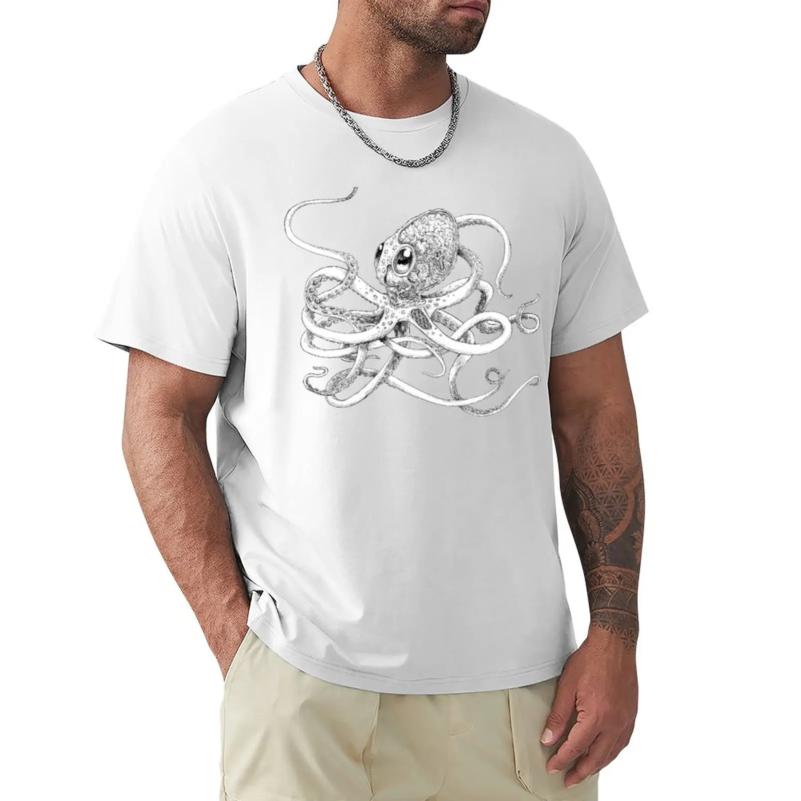 

Octopus-Strawberry T-Shirt sports fans plus size tops plain black t shirts men