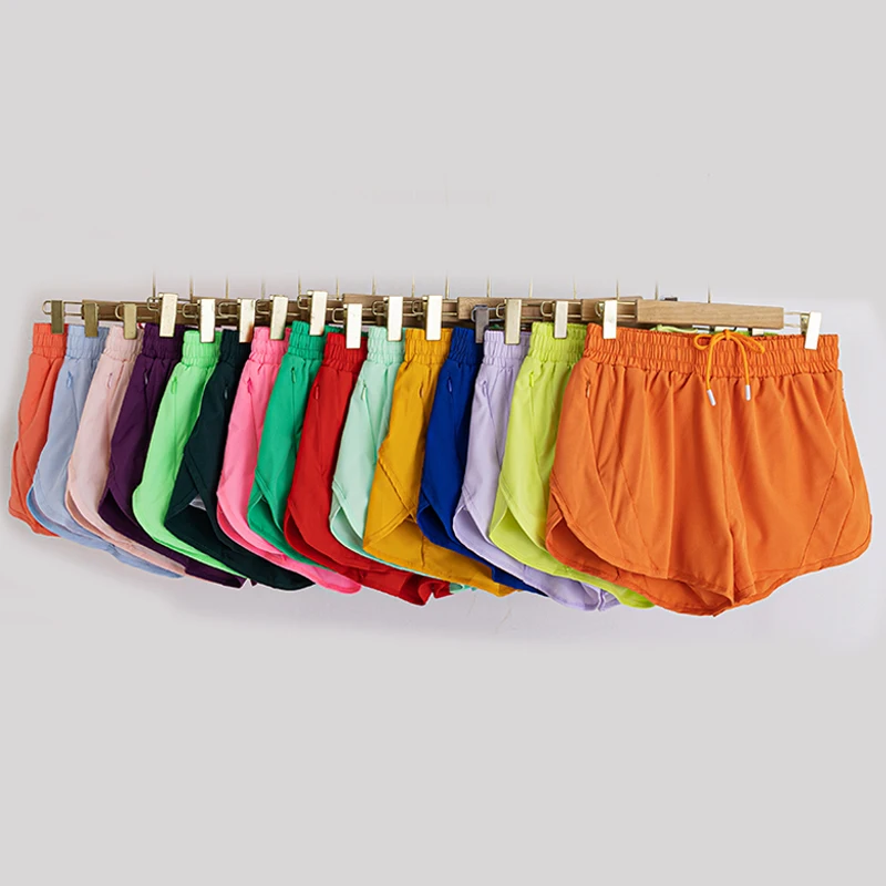 Women Running  Lightweight Athletic Shorts With Mesh Liner Zip Pocket Quick Dry Workout Sports Shorts Oneractive Yoga Pant Sport 3