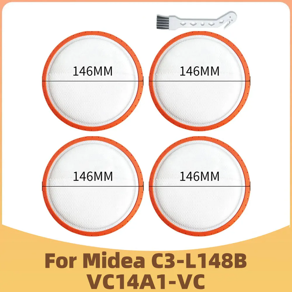 Совместим с Midea C3-L148B, Φ, запасные части для пылесоса, моющийся фильтр Hepa philips fc 8710 цилиндрический фильтр hepa для пылесоса sf0116 fc 8710 замена запасные части fc8470 fc8471 fc8472