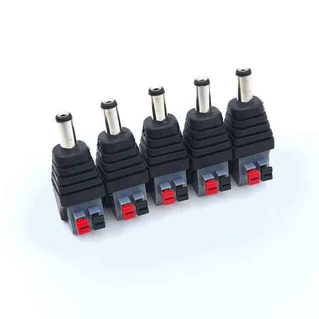 thumbnail image 2 of Female 10 Pcs 12V 5.5mm X 2.1mm DC Power Jack Connector 24V Socket 2 of 14