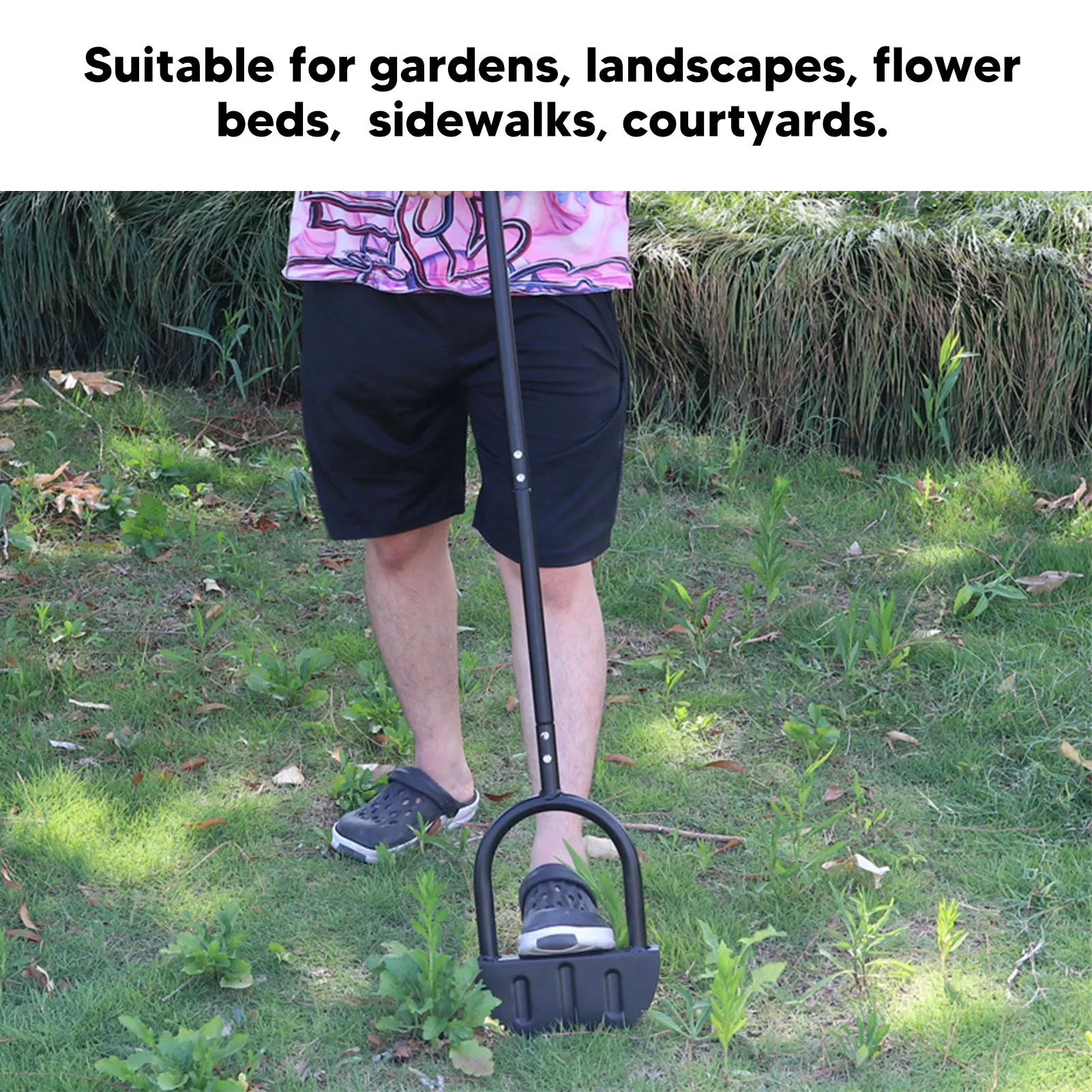 Lengthen Half Moon Lawn Edger High Hardness Simple Cleansing Carbon Steel Manual Trimming Shovel for Garden  Manual  Edger 3