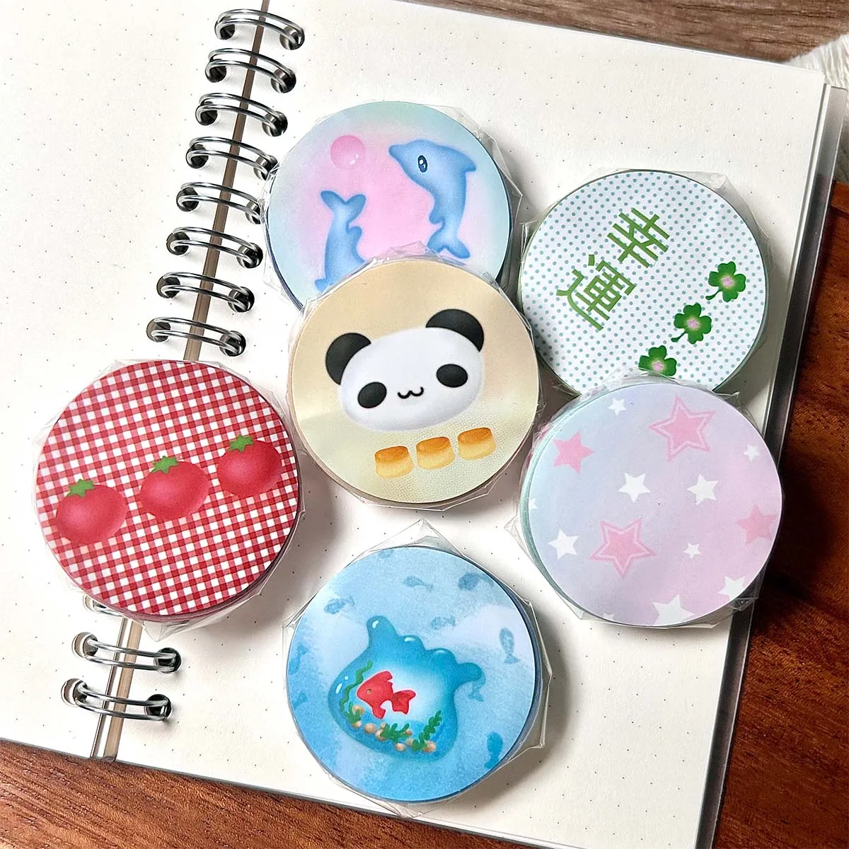 Kawaii Four-leaf Clover Washi Tape Cute Tomato Deco Washi Tape with Sand-Coated Shimmer Film Masking Tape with release paper 6