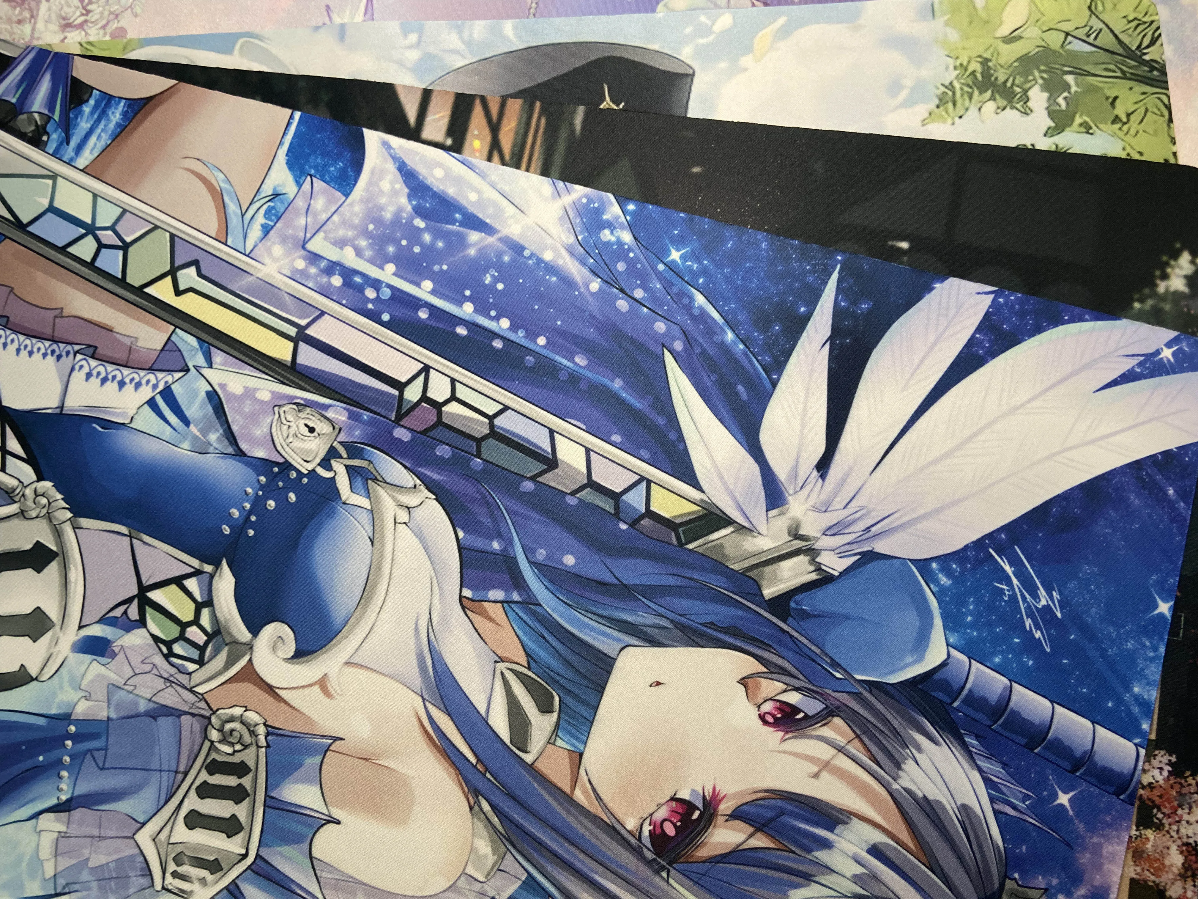 遊戯王プレイマットakiza izinski & 遊星不動tcg ccgボード