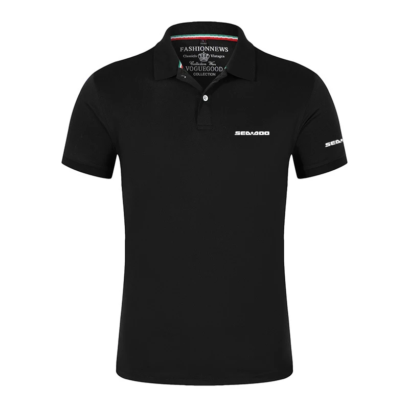 

Sea Doo Seadoo Moto Printed Men's Lando Norris New Summer Hot Breathable Polo Shirts Short Sleeve Breathable Comfortable Tops