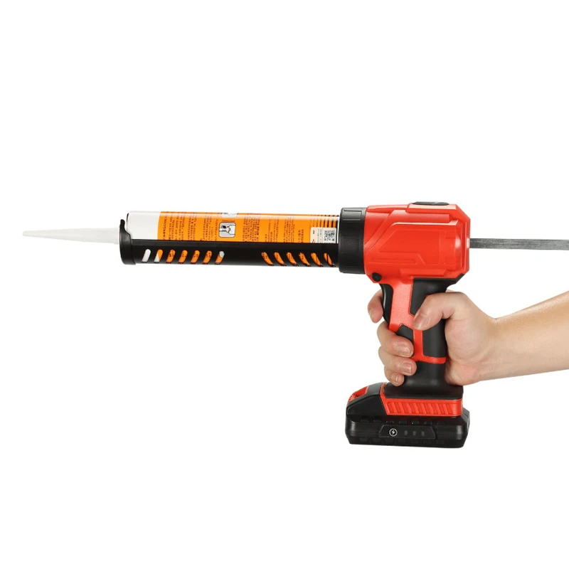 Wireless seam hot melt gun lithium electric caulking gun electric glass glue charging glue gun home rotary glue gun tools ceramic tile gap caulking tool set grout sealant seam cleaning corner beauty construction plastic scraper home improvement tiler