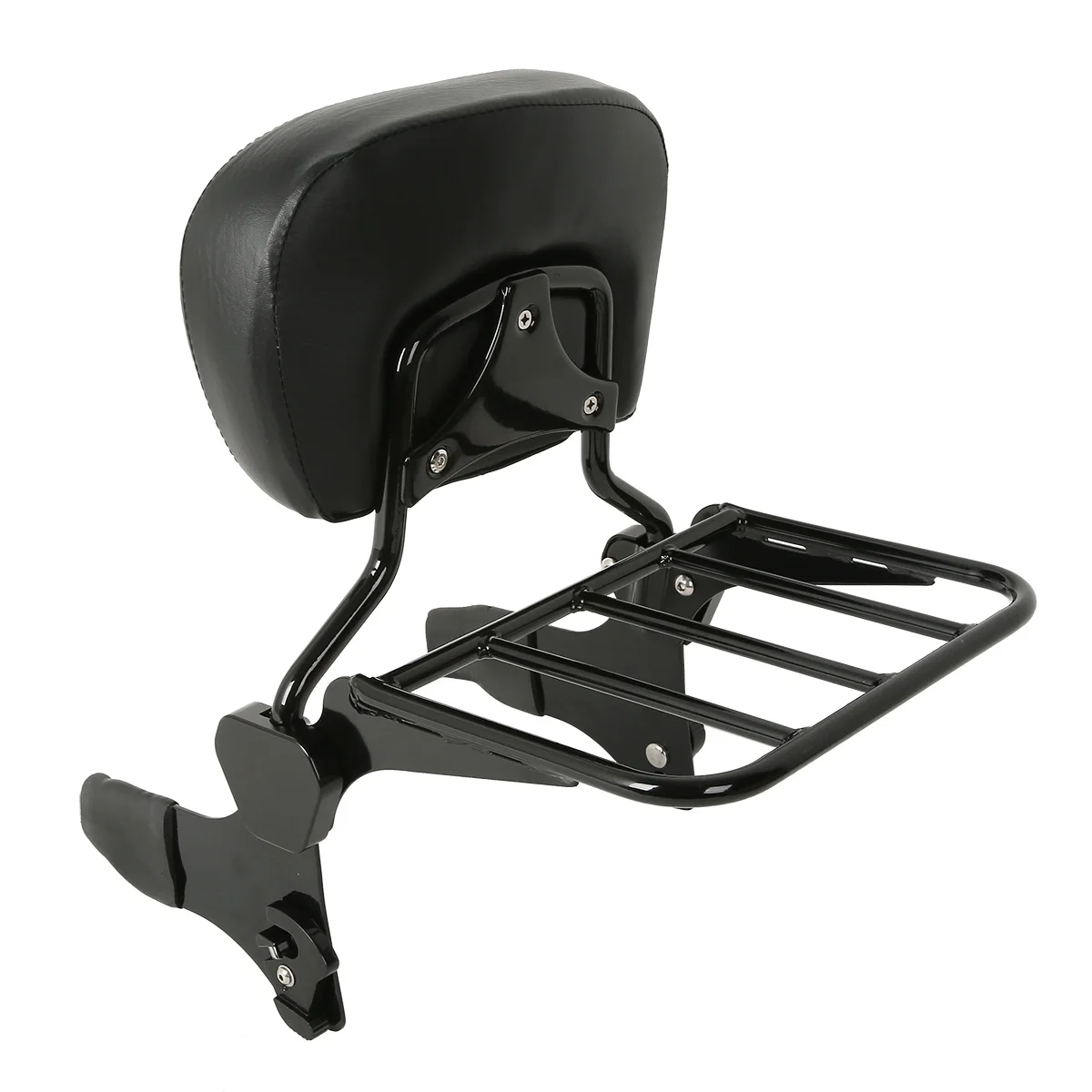 Motorcycle Detachable Backrest Sissy Bar Luggage Rack For Harley Touring Road King Electra Street Glide FLHT FLHX FLTR 1997-2008
