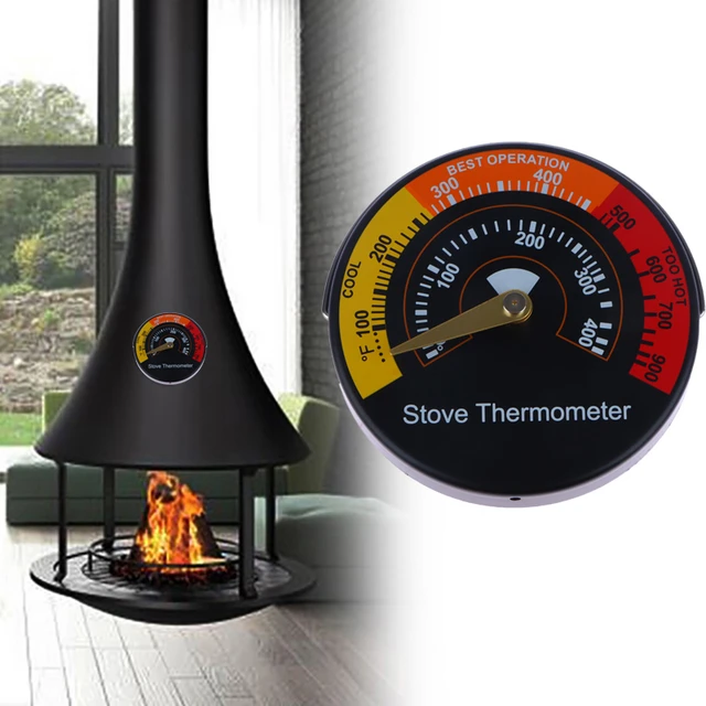 Wood Stove Thermometer Magnetic, Oven Stove Temperature Stove Top