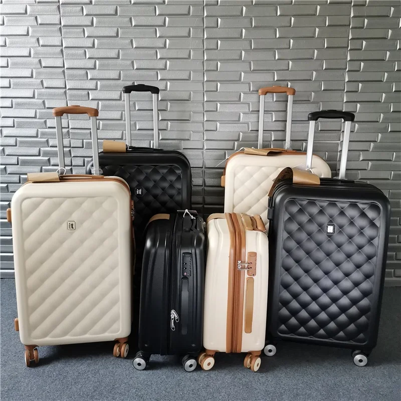 Men Retro 20 24 28 inches Rolling Luggage carry on Trolley Luggage Women spinner brand Travel Bag Trolley Suitcase on Wheels