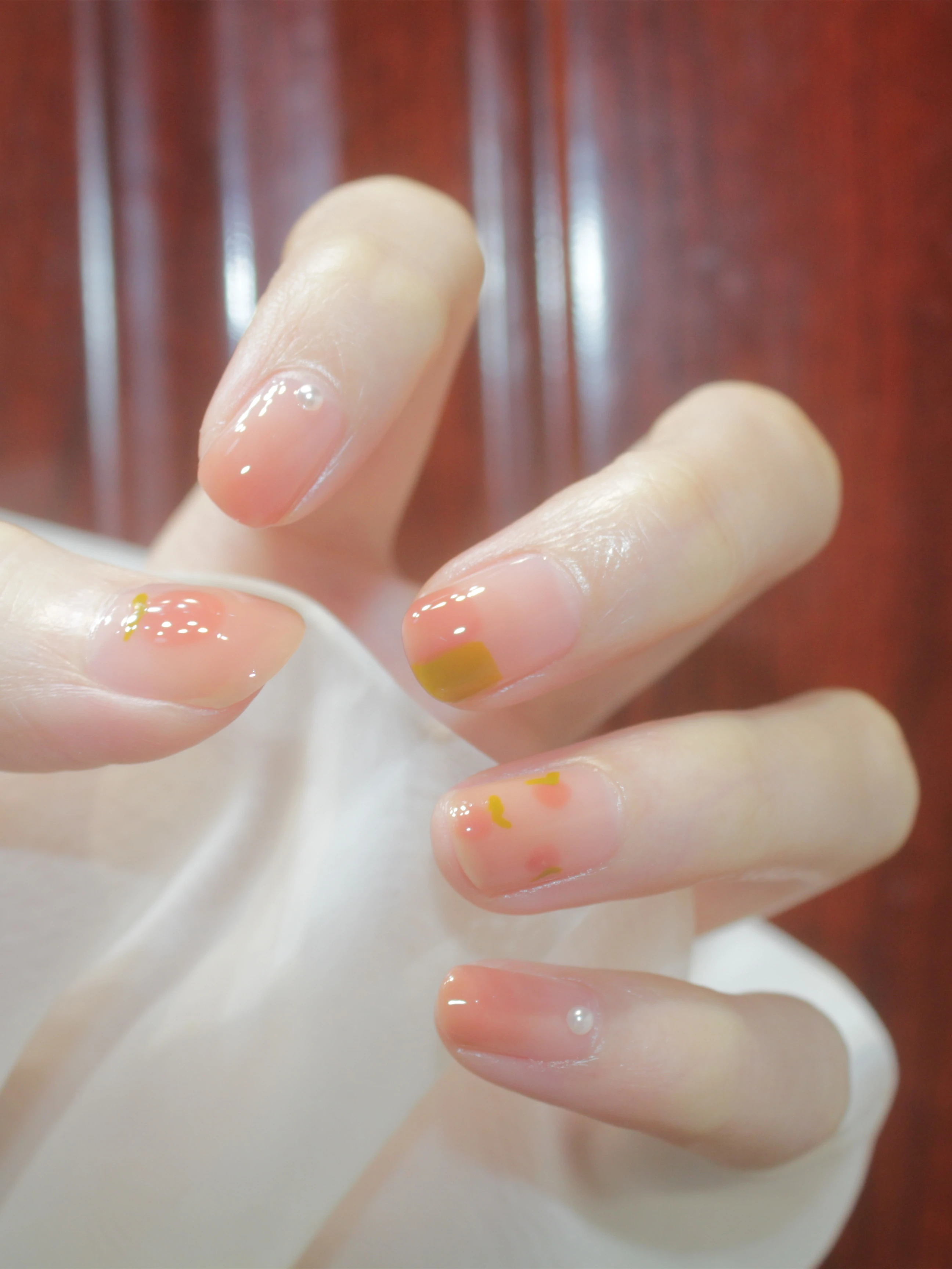 

Cute Fruit 3D 3D Nail Enhancement Stick Waterproof and Durable Nail Patch Finished Product