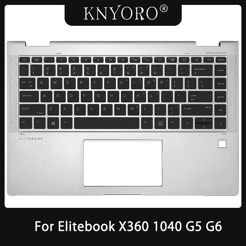 Laptop US Keyboard Top Case For HP EliteBook X360 1040 G5 G6 Palmrest