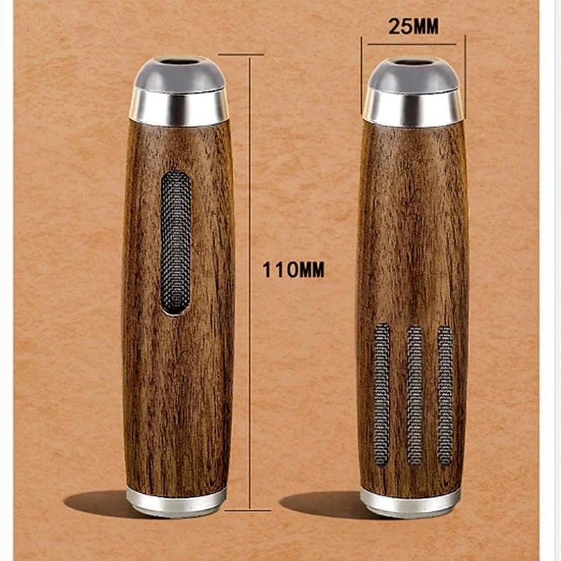 Portable Ashtray Dust-free Smoking Wooden Car Smoke Cigarette Mini Filter Walnut Ash Collector Cigar Storage Box Accessories portable ashtray,cigarettes ashtray,wood ashtray