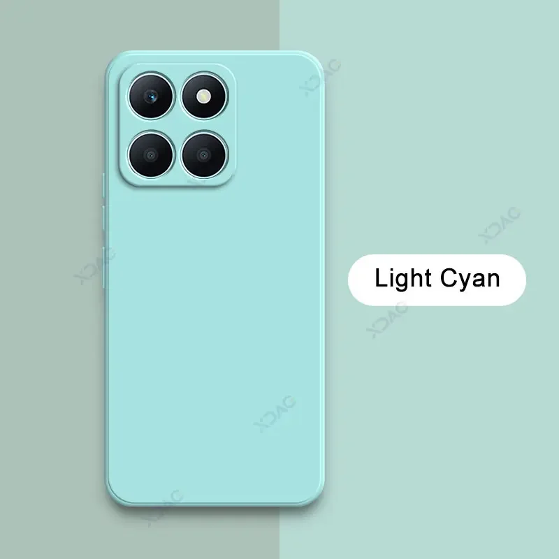 Premium Dual Layer Protective Case - Luxury Soft Square Liquid Silicone Armor, Full Camera Coverage