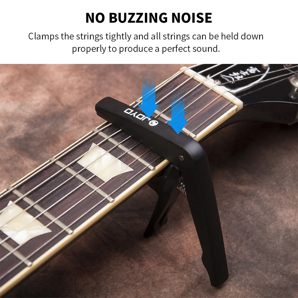 JCP-01 Guitar Capo Metal Capo with Comfortable Handle Design for 6-String Acoust