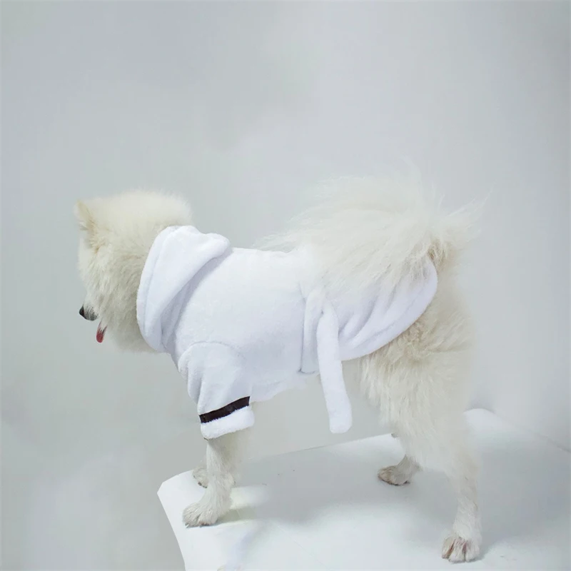 소형 및 중형견용 겨울옷, 고양이용 나이트가운 플란넬 따뜻한 오버롤, 새해맞이 맞춤형 레이스업 강아지 코트