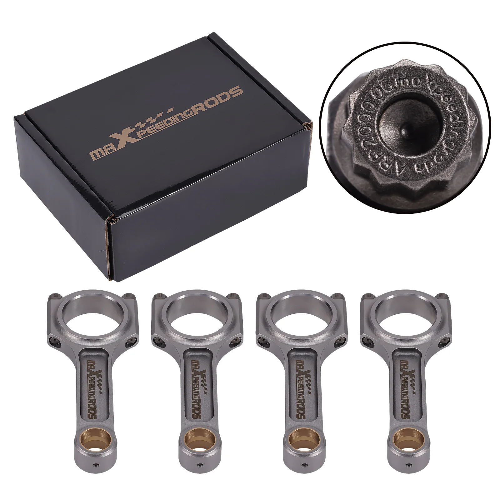 Biella Forgiata I-Beam Racing Per Honda Civic Crx D16 D Series D16A D16Y7 D16Y8 D16Z6 Arp Bulloni Biella Tuv