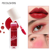 Lip Stain Waterproof Dual-use Natural Effect Lips Eyes Cheeks Liquid Lip Tint for Beauty Beauty Lips Cosmetics Lip Gloss 1