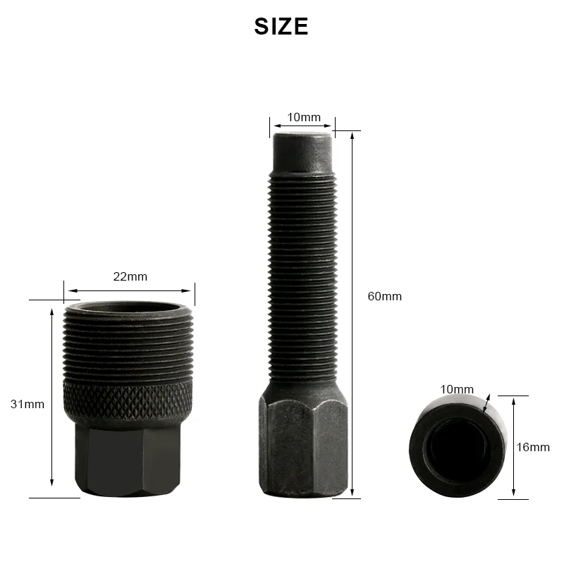 라이더레이스 자전거 크랭크 추출기 풀러 제거기 산악 자전거 크랭크 암 제거 도구 MTB 로드 사이클링 크랭크셋 수리 도구