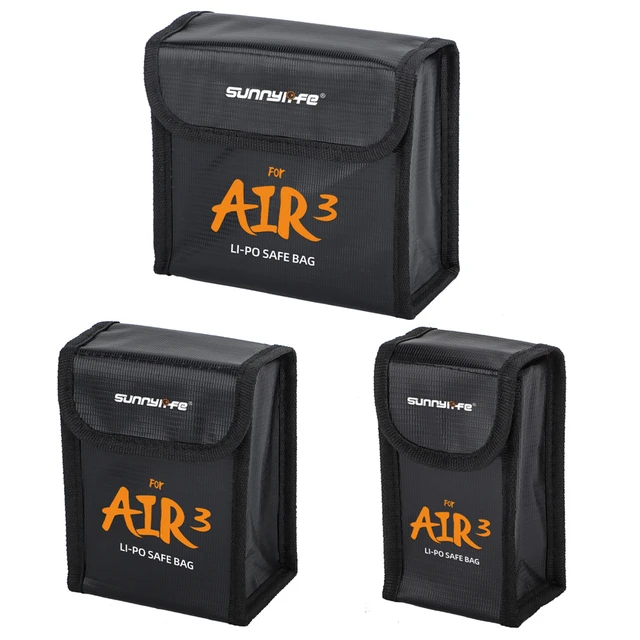 Juste de sac de stockage de batterie pour DJI Air 3 Lipo, étui