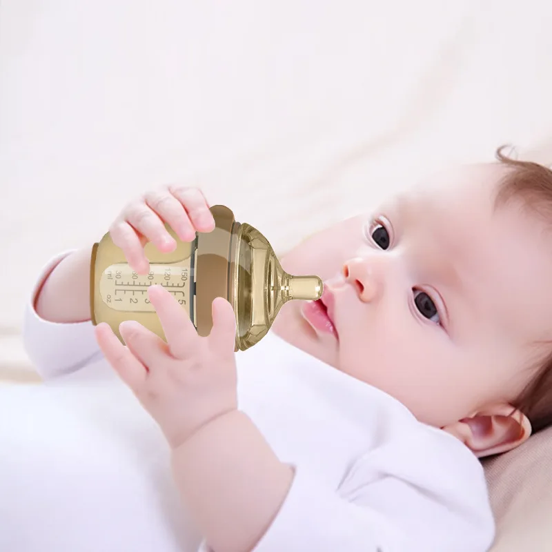 Feeding Bottle Full Silicone, Feeding Bottle, Weaning Artifact Baby, Anti-flatulence, Artificial Pacifier