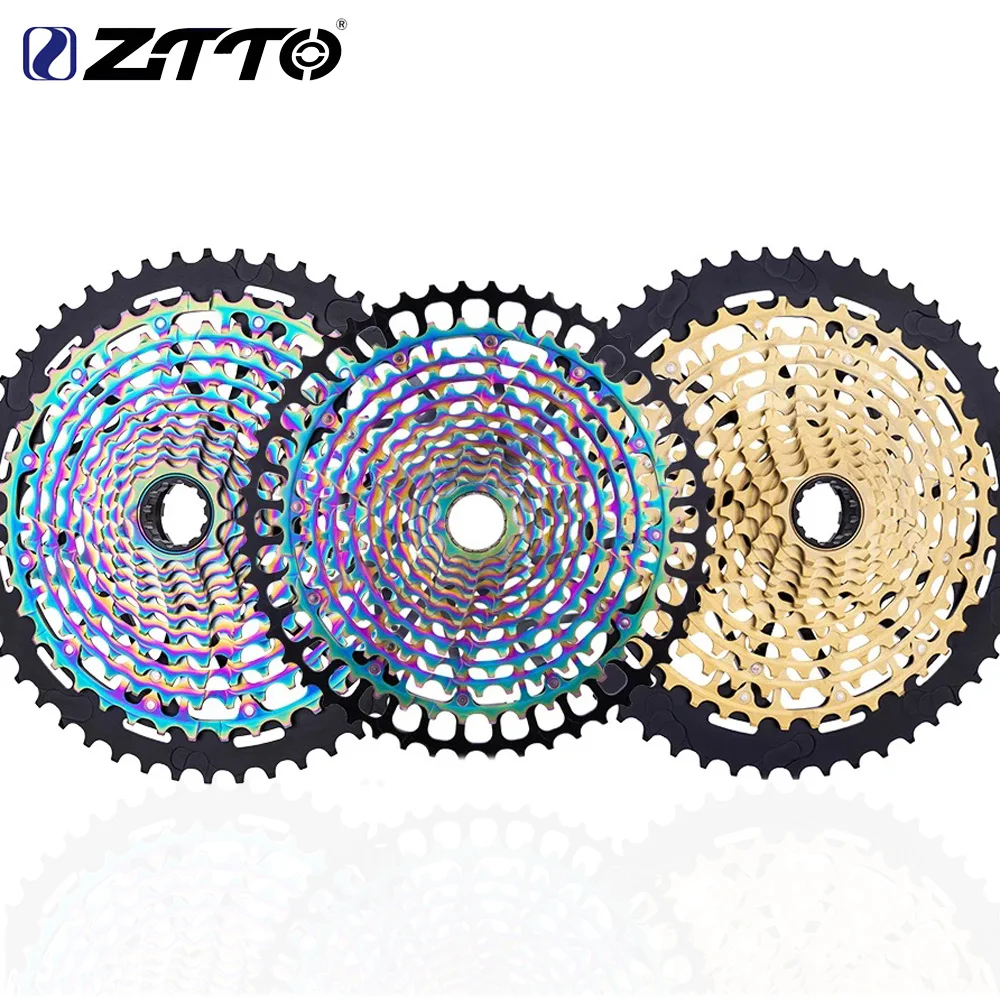 ZTTO MTB 12 Speed XD Cassette 10-50T 10-52T XD Cassette Rainbow 375g ULT pro Sprocket Ultralight 12V 1299 k7 Bicycle Parts