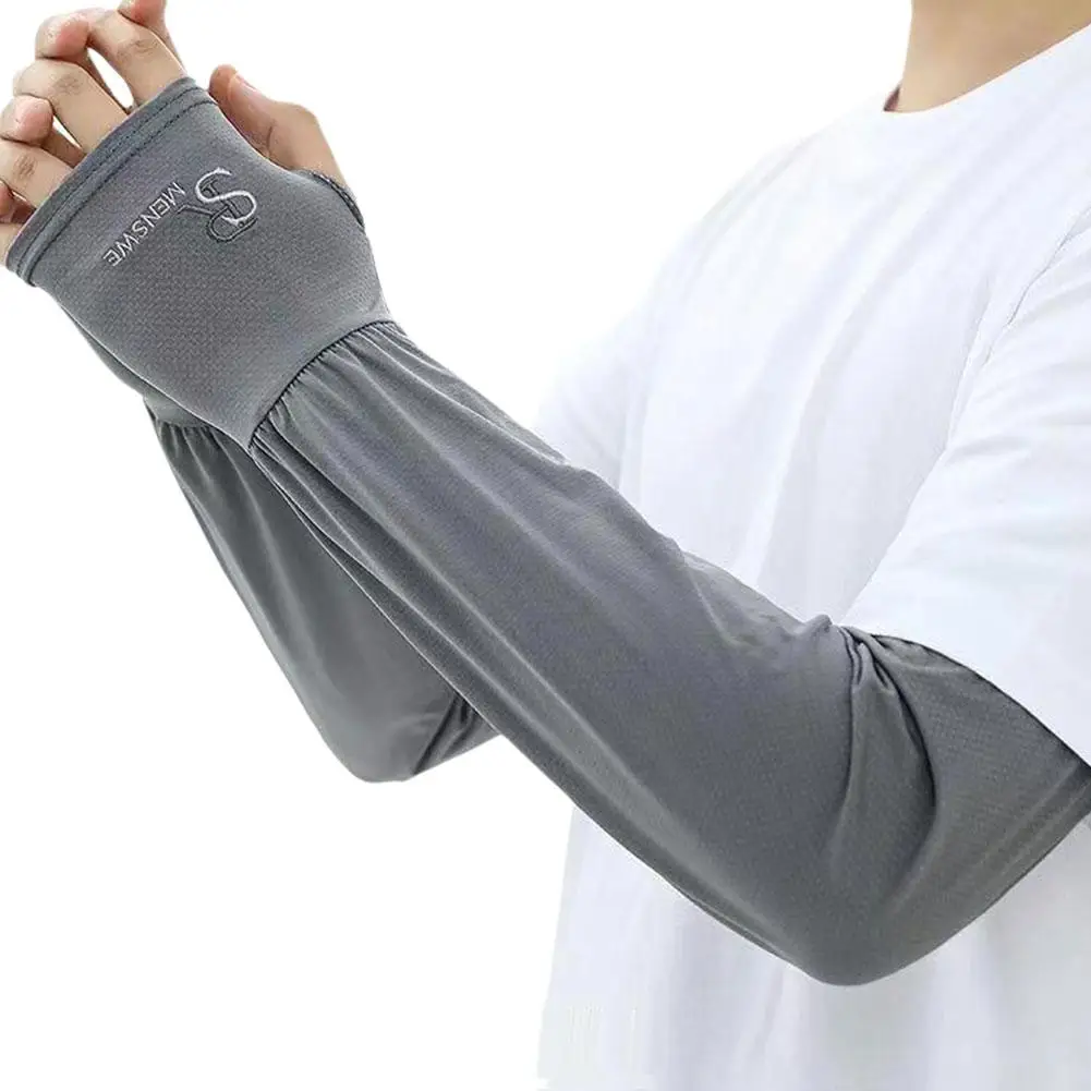 Men's Outdoor Sun Protection Breathable Arm Sleeves