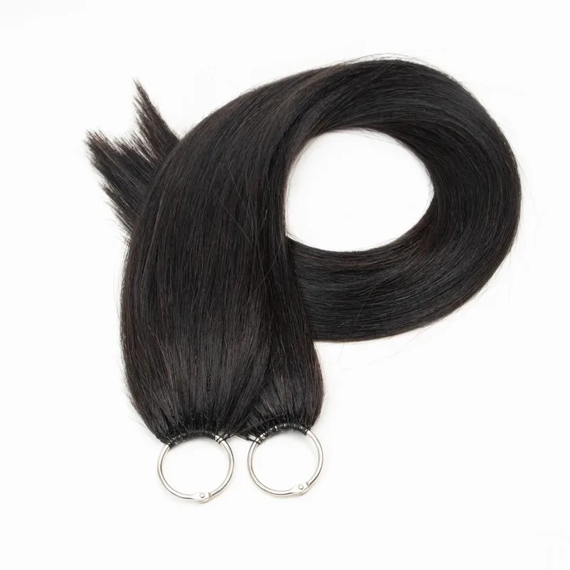 Рисунок 4 - Наращивание волос из микроперьев