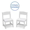 Children's Play Table and Chair Set with 2 Chairs Greenguard Gold Certified Safe Non Toxic Durable Easy Clean Fun Learning 4