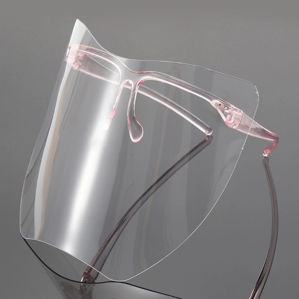 Transparent Full Face Shield Mask Head Protective Cover Eye Safety Glasses Kitchen Tools Screen Visors Dust WindProof Anti-Fog work protection mask