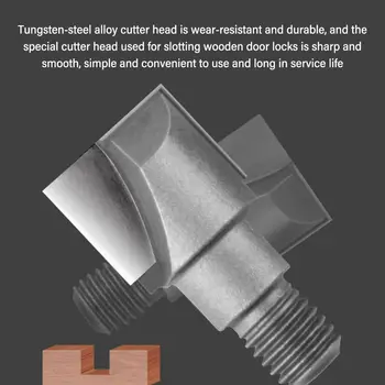 باب خشبي بخيط ملولب ، قاطع الشق ، تنظيف سفلي ، لقمة جهاز التوجيه ، أدوات طحن الأعمال الخشبية ، التصنيع باستخدام الحاسب الآلي ، 10 في Shank ، ، ، من-30 2