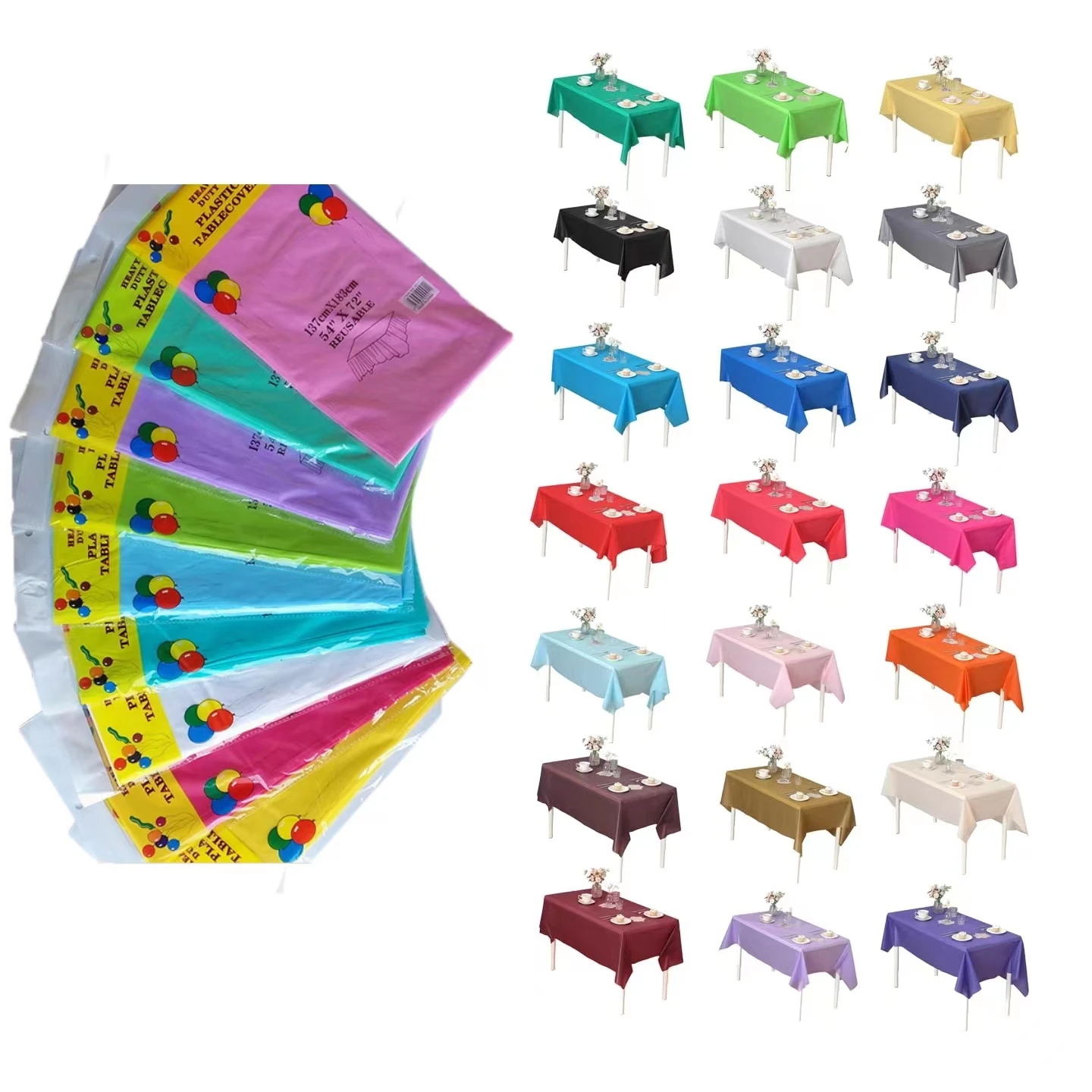 2 Tovaglie Di Carta Per Feste A Tema Scolastico - Impermeabili E Usa E Getta - 137 X 274 Cm