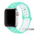 22 mint green white