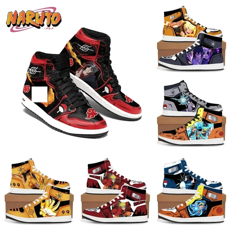 Naruto Anime Scarpe Uomo Dropshipping Nezuko Attack Cartoon Cosplay Sneakers Demon Slayer Donna Scarpe Da Corsa Vulcanizzate Alte