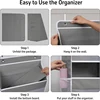 Fabric Over Door Hanging Organizer with Side Pockets Wall Mount Storage for Stuffed Animals - Efficient Door Storage Solution 4