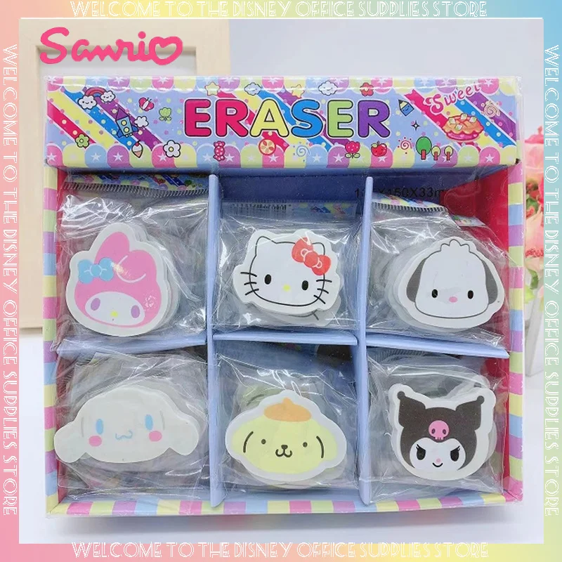 

Милый стиратель Sanrio для моделирования Sanrio Kurumi, ластик для больших собак, канцелярские принадлежности для учеников, исправные ошибки и вытирание призов и подарков.