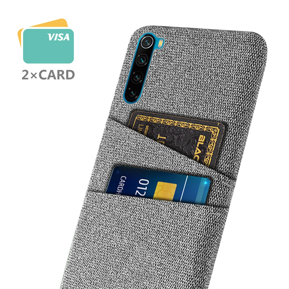 For Xiaomi Redmi Note 8T Case Luxury Fabric Dual Card Phone Cover For Xiomi Xiaomi Redmi Note8T Redmi Note 8T 8 T Funda 6.3In