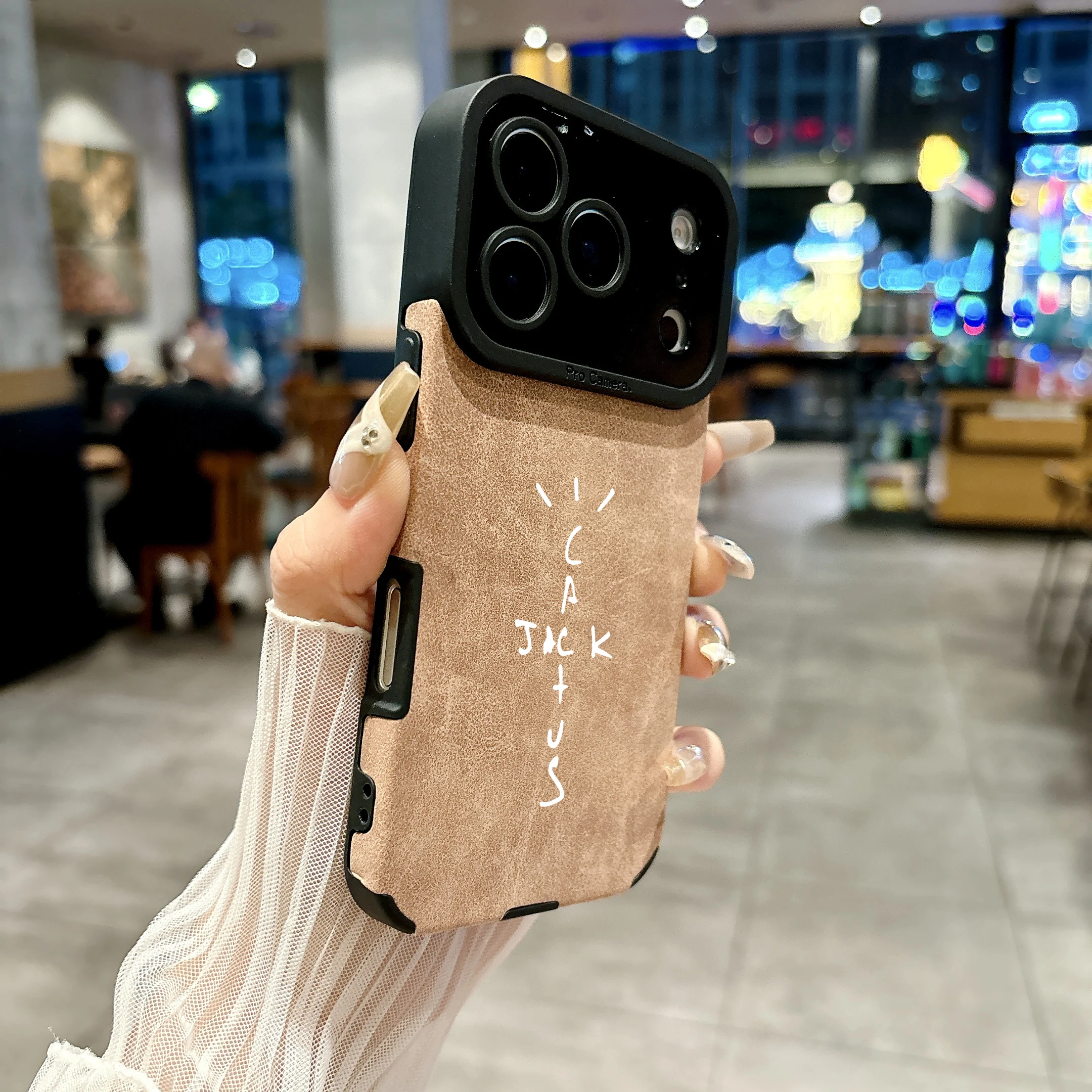 Luxury Microfiber Leather Phone Case - Hip-Hop Music Jack Design
