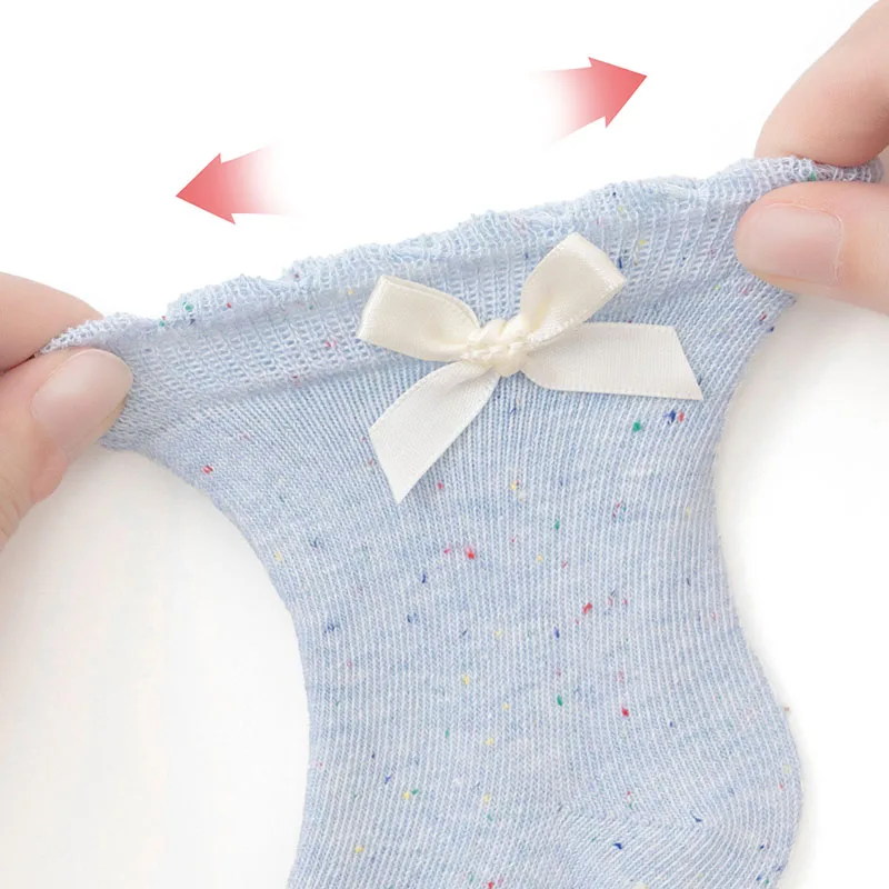 Cute Girls Knee High Socks Autumn Candy Color