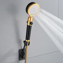 

360 Degree Rotating Showerhead High Pressure Adjustable Booster Shower Head Rainfall 20MM On/Off Switch Sprayer for Home Silver