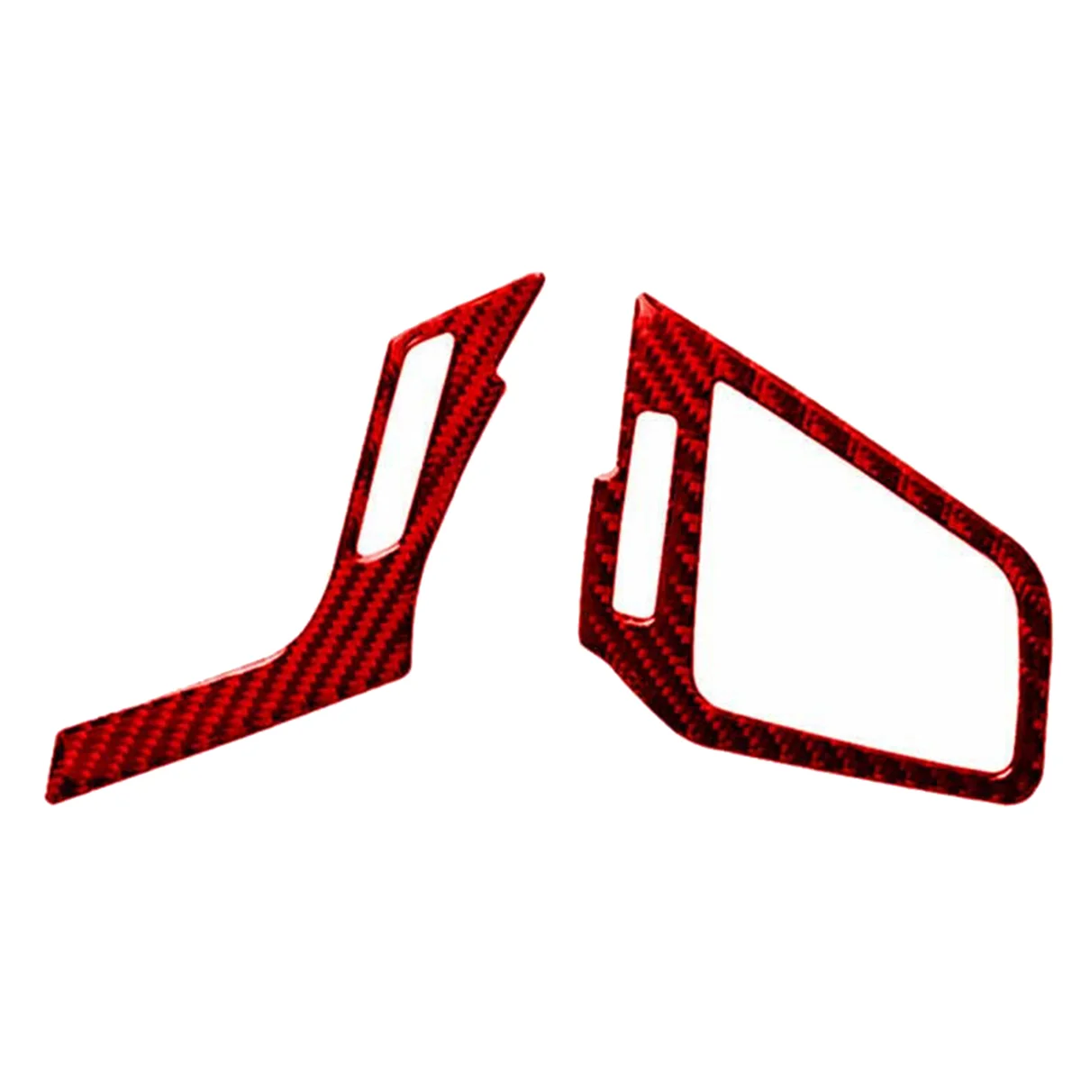 

Красный АБС-пластик, углеродное волокно, Боковая Крышка вентиляционного отверстия, декоративная наклейка для Honda Civic 10 поколения 2016 2017 2018