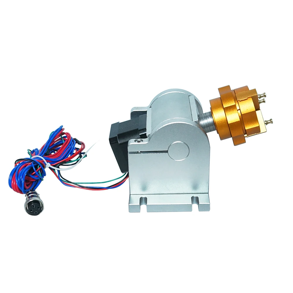 

Ring Jewelry Rotary Axis For Fiber Laser Nameplate Marking Machine 20w 30w 50w use With Drive Board
