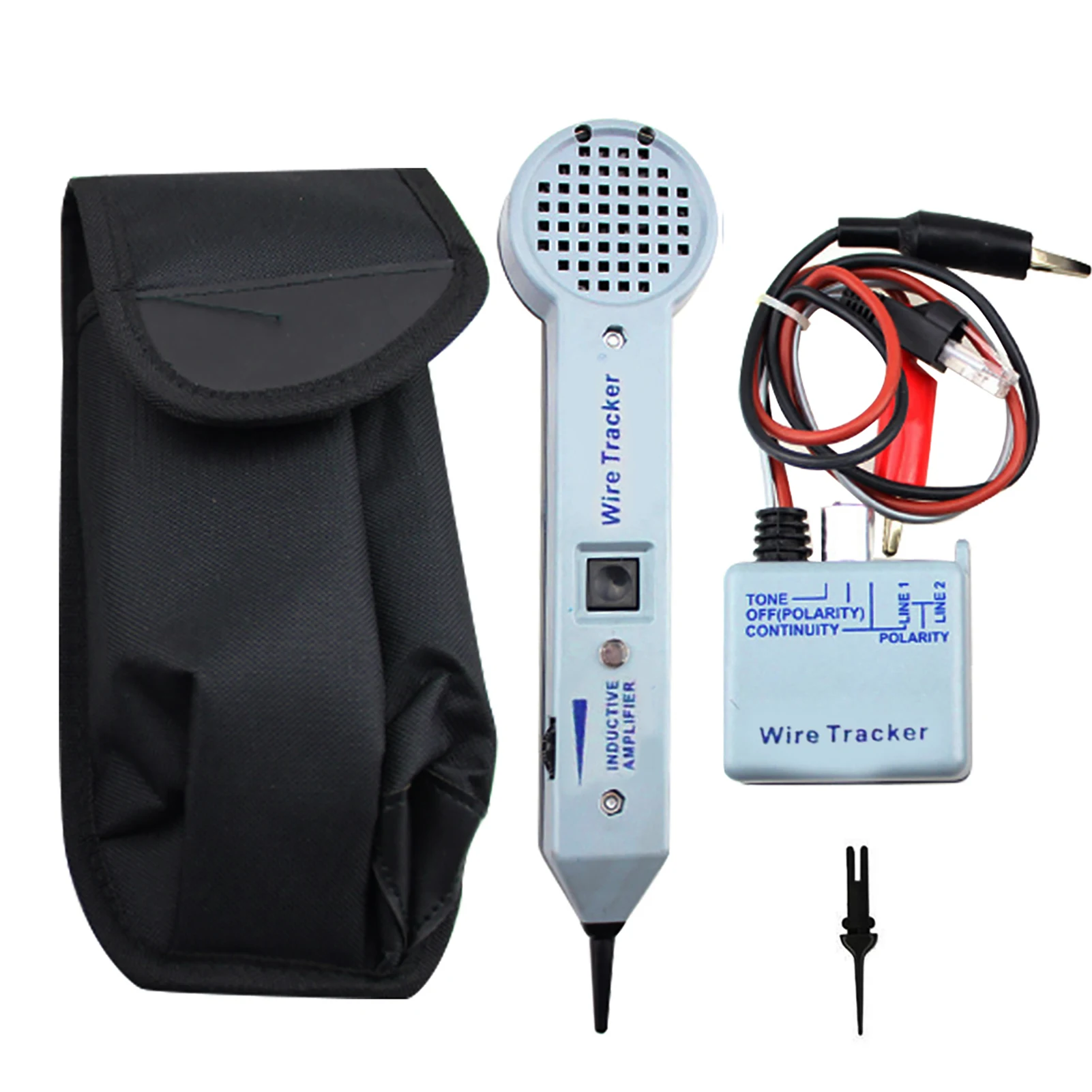 

200EP Tone Generator Kit Portable High Accuracy Adjustable Volume Plastic Cable Tester Inductive Amplifier Home Wire Tracker