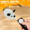 Cat Mouse Interactive Plush Toys LED Glow Electric Telecontrol Auto Rechargeable Pet Moving Mice Toy Realistic Kitten 3