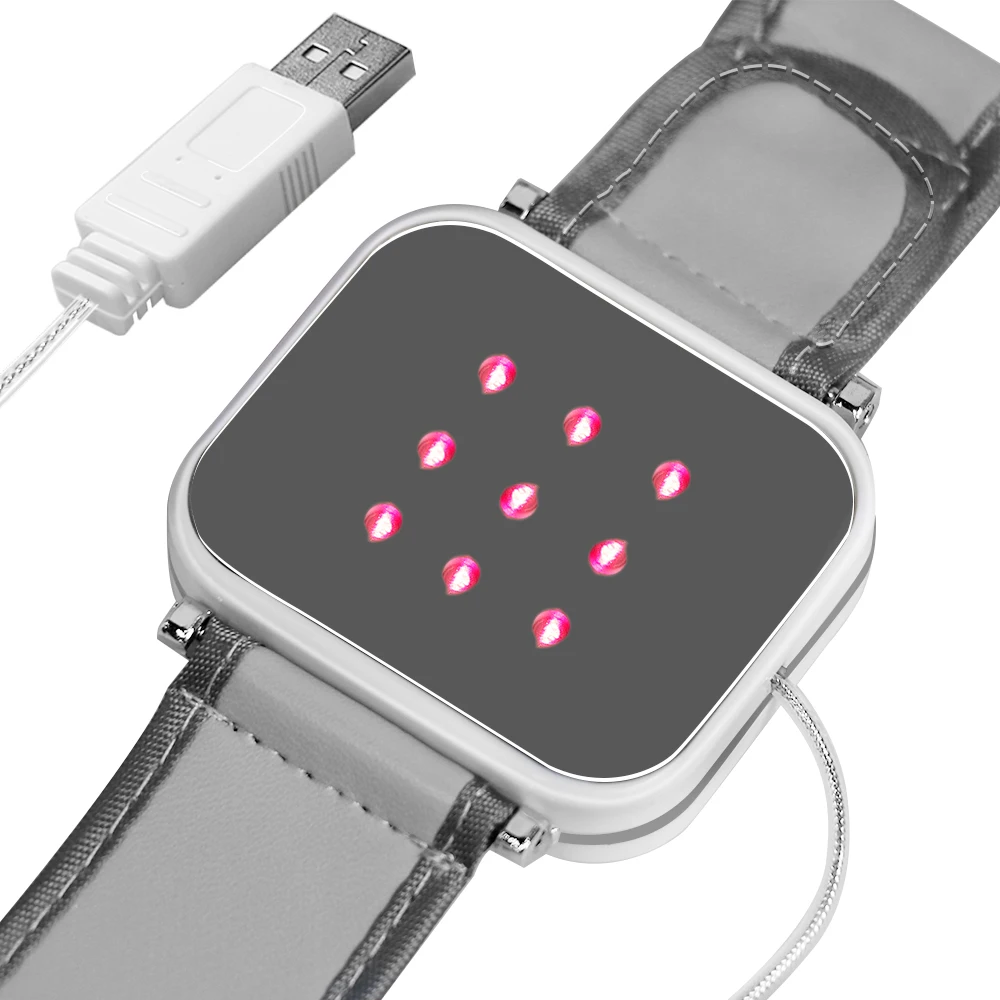 650NM Red Light Acupoint Irradiation Board Diabete Hypertension Cholesterol 9-Hole Nano Laser Therapy Board Physiotherapy