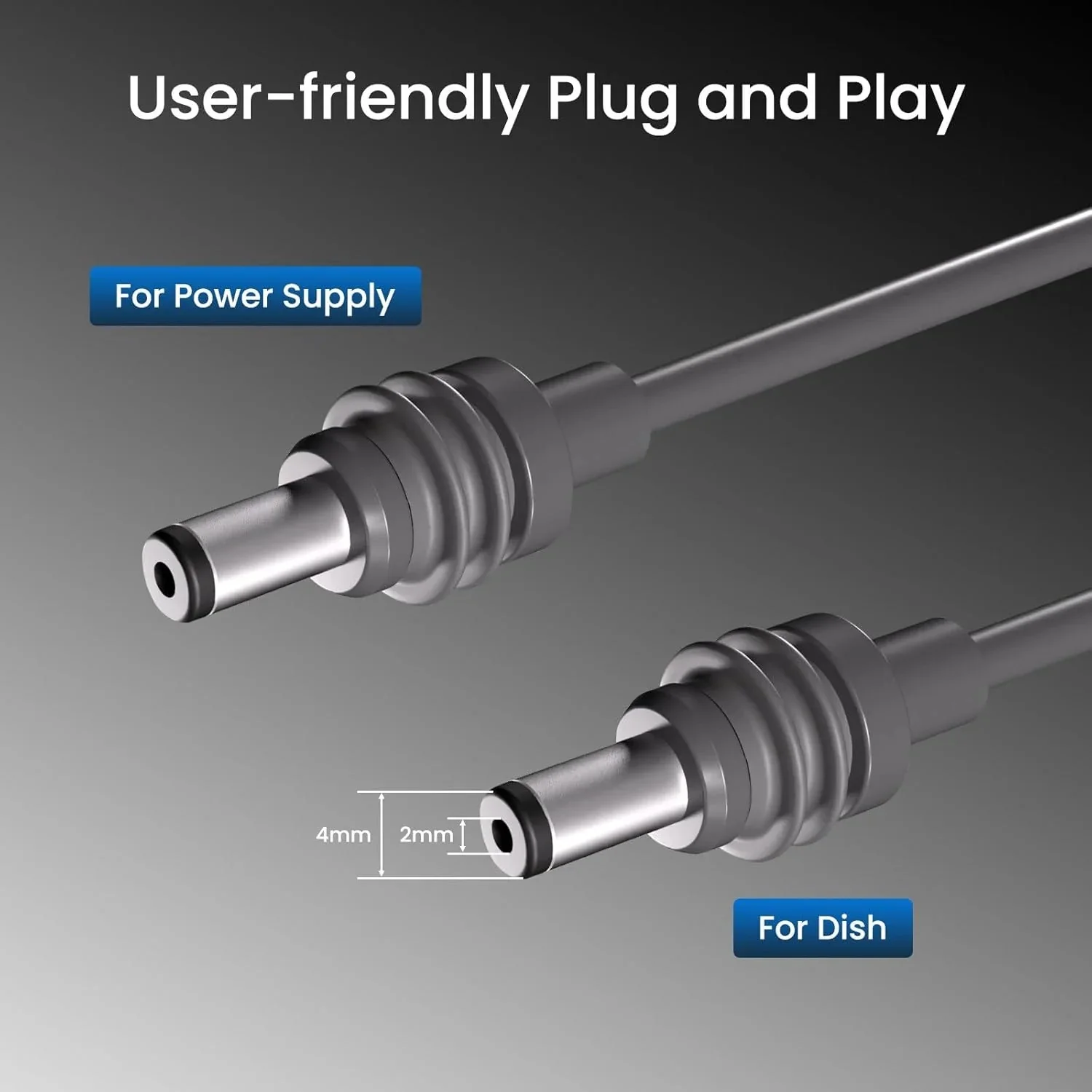 Cavo Di Alimentazione 2 In 1 Per Starlink Mini - USB C / Accendisigari A DC, 3m, 100W, Impermeabile IP67, 18 AWG - 3