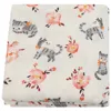 Muselina Bebe Algodon 120 X 120cm 70%bamboo+30% Cotton 2 Layers Newborn Baby Bath Towel Wrap Muslin Swaddle Blankets 47 Inches 3
