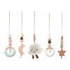 A Baby Play Gym Set Cartoon Cloud Rattle Pendant Baby Room Crib Stroller Decorative Toys Soft Cotton Baby Sensory Toys Baby Gift 1