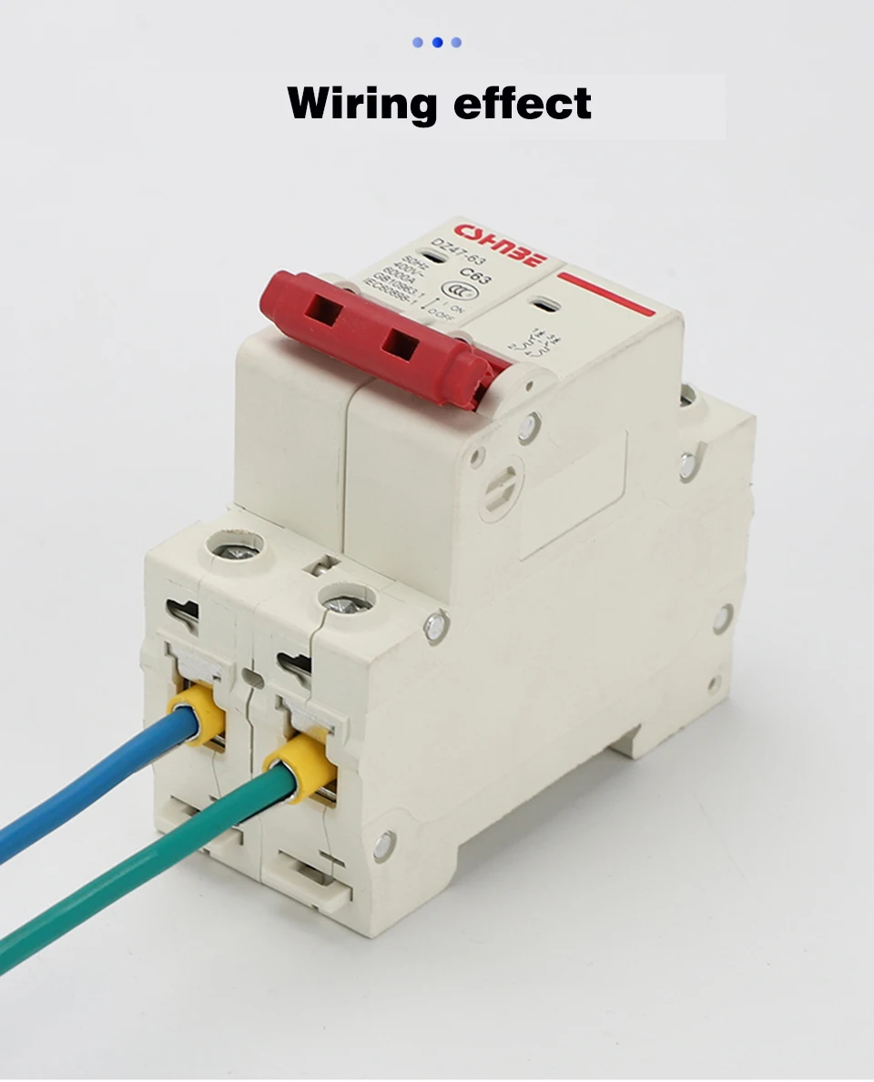 Description Picture 6 of itemC45 contact pin Copper Tin Plated DZ47 Circuit Breaker plug Pin-Shaped Cable Wire Lug Insert Crimp Terminal 1.5-25 Terminal lugs